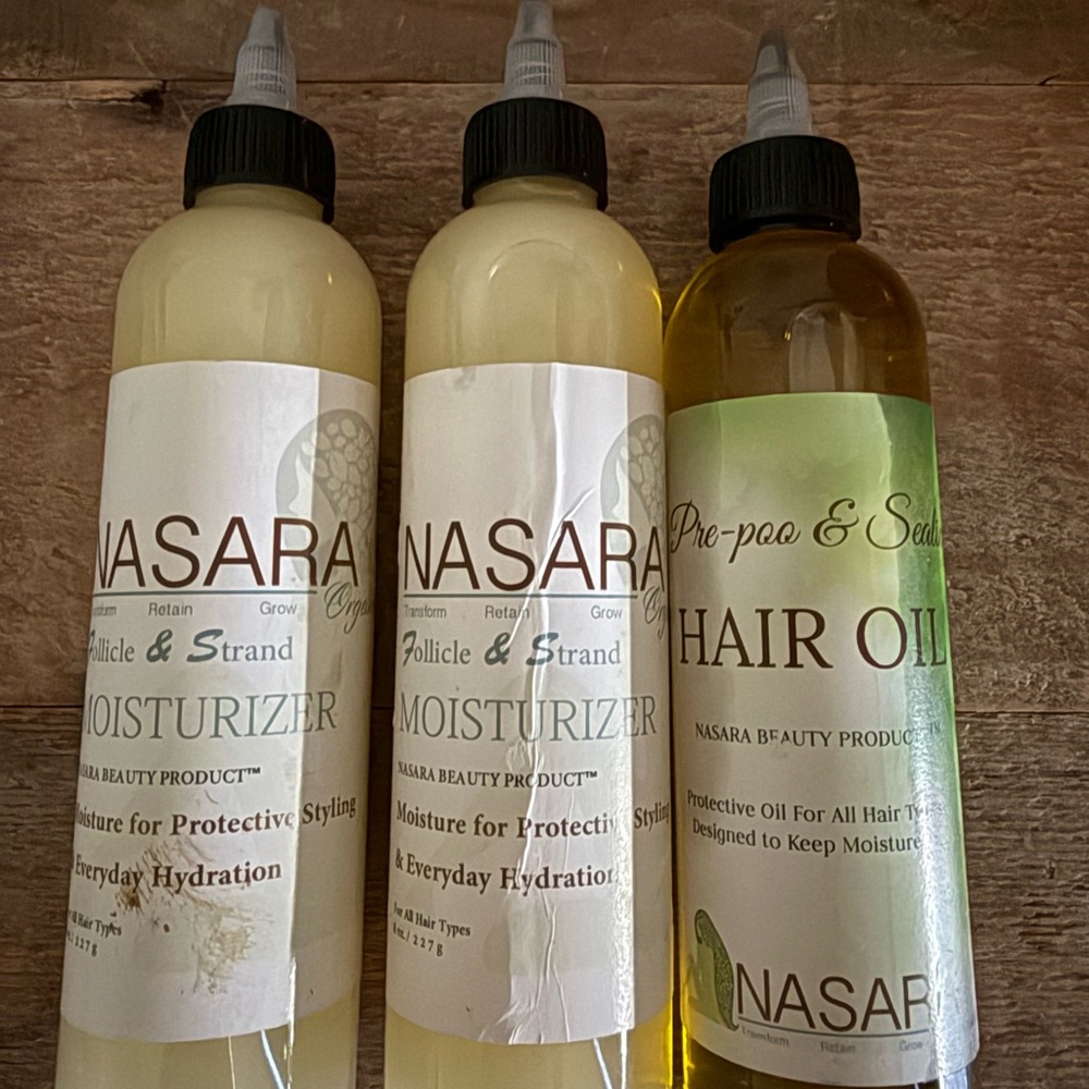 Nasara Hair Moisturizer and Oil Set